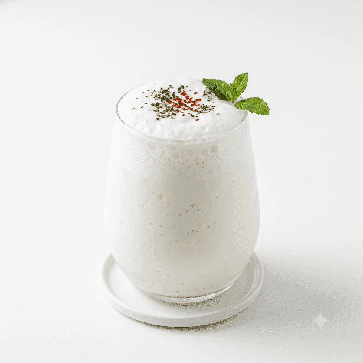 Ayran sunumu ve porsiyonu